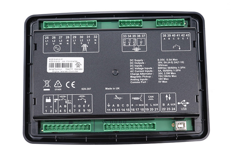 Original Deep Sea Electronics Generator Controller DSE6020 MKII 6020-03 Generator Control Panel Module