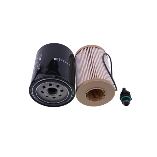 Aftermarket New RE523236 RE520906 Fuel Filter Set for John Deere 6090H 6068 PVX 6.8L,PSS 9.0L Tractor Combine harvester Engine