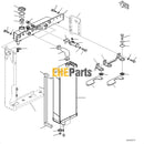 154-03-75914 New Aftermarket Water Tank Radiator Fit For Komatsu D85EX 4D85PX