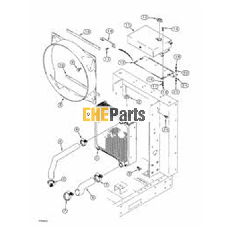 234876A2 New Aftermarket Radiator 234864A2 239739A1 234882A1 Fit Case IH 580SN