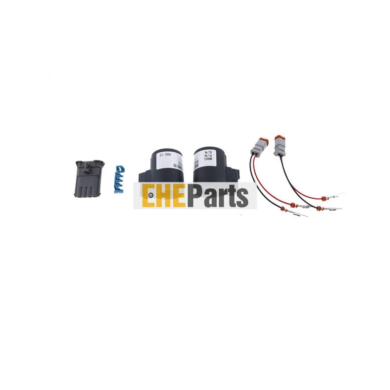 Aftermarket New Coil  Solenoid Kit Hardware Transmission 87456900 Fits Case  Loader Backhoe Models 570L 580L 580M 585G +