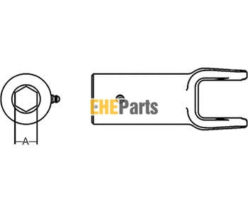 Aftermarket Driveline Components D108118H Hexagon Slip Sleeve Yoke