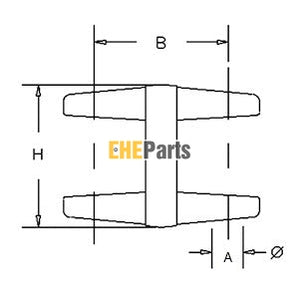 Aftermarket D109140 Double Pivot Yoke Neapco 10-5361 For Domestic 1000 Series