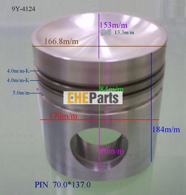 Replacement 9Y-4124 Pistion for Caterpillar 3512 3508 3512 3516